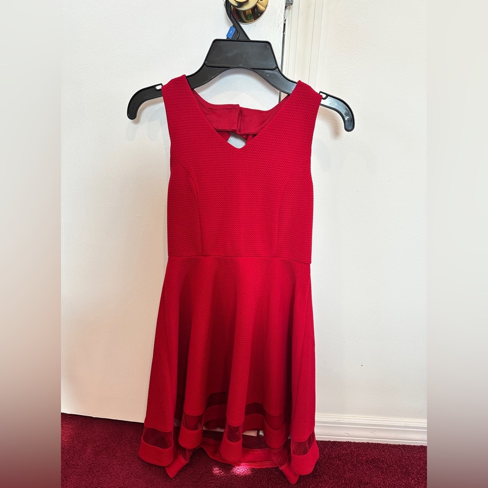 Red dress